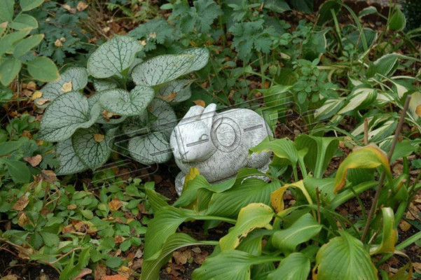 Decorazione da giardino Coniglio Terrazza Statue in pietra Figura Decorativa Statua
