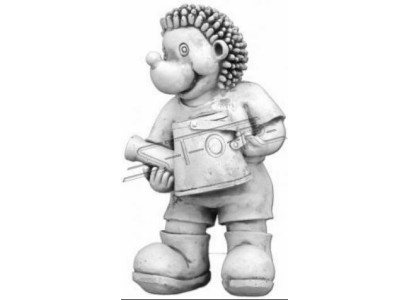 Decorazione del giardino riccio terrazza pietra figure figura decorativa statua scultura