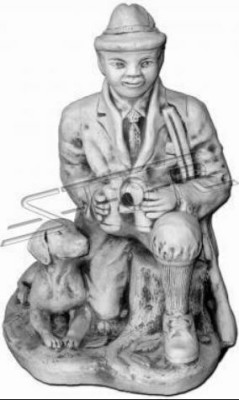 Decorazione da giardino Cacciatore Statua Scultura Figure Statue Sculture