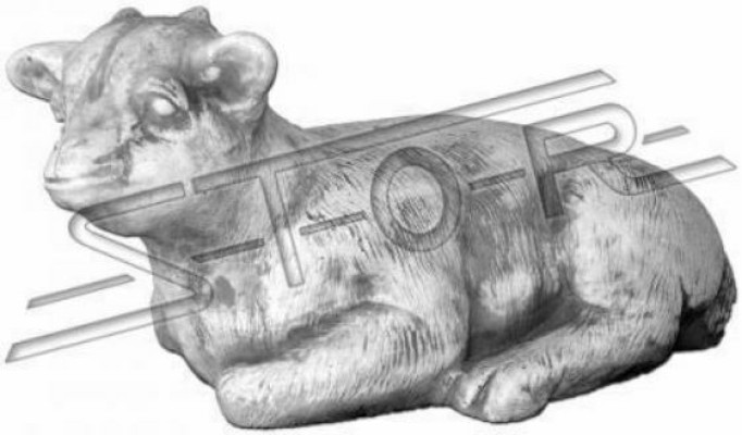 Decorazione da giardino KalbTerrasse, figure in pietra, statua decorativa.