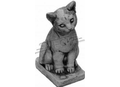 Decorazione da giardino Gatto Terrazza decorativa in pietra Figure di pietra Statua