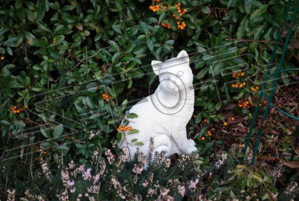 Decorazione da giardino Gatto Terrazza Figure in pietra Statua decorativa