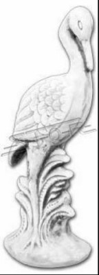 Decorazione da giardino gru terrazza pietra figure figura statua scultura