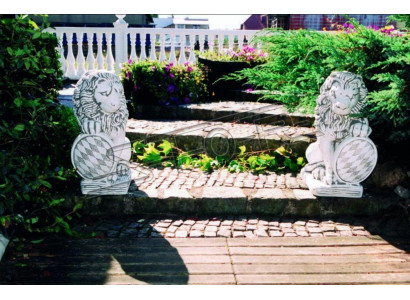 Decorazione da giardino Leone Statua Scultura Figure Sculture Designer