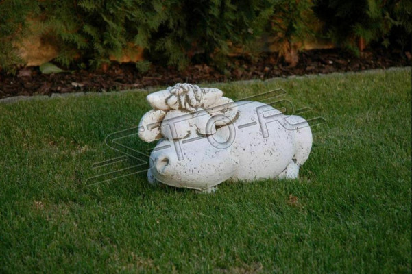 Decorazione da giardino Ippopotamo Terrazza Statue in pietra Figure Decorative Statua