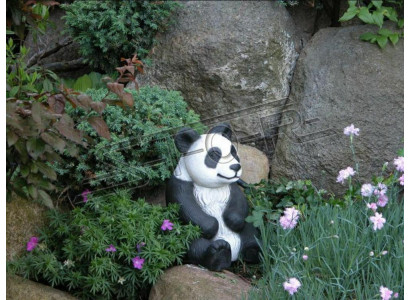 Decorazione del giardino Panda Terrazza Statua in pietra Figura Decorativa Statua