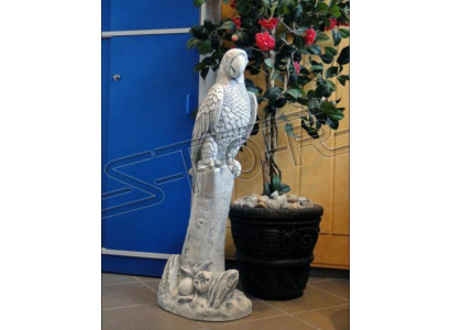 Decorazione del giardino Pappagallo Terrazza Figure in pietra Statua decorativa Statua