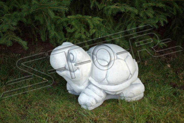 Decorazione da giardino Tartaruga Terrazza Statua in pietra Figura Decorativa
