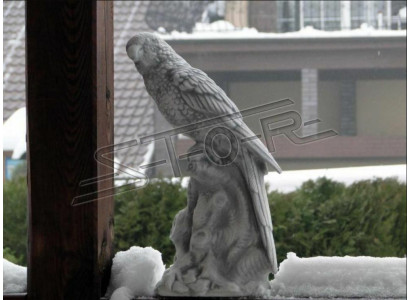 Giardino decorazione pappagallo terrazza pietra figure statua.