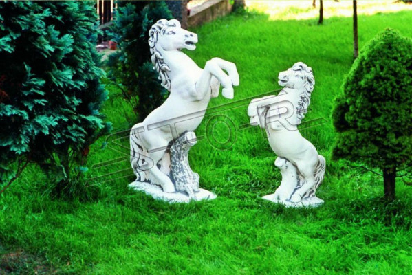 Giardino decorazione statua cavallo scultura figure sculture designer