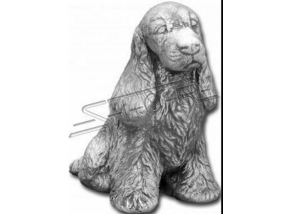 Decorazione del giardino, Cane bianco, Terrazza in pietra, Figure decorative, Statua.