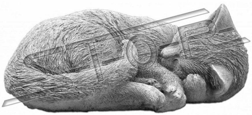 Giardino decorativo decorazione gatto terrazza pietra figure figura statua