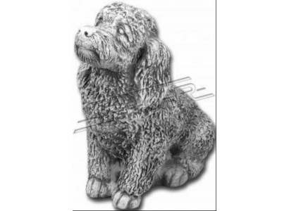 Giardino Bianco Decorazione Cane Pietra Terrazza Statua Decorativa Figure Statua