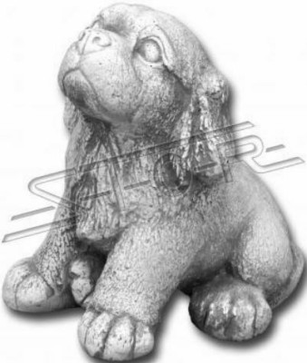 Giardino Bianco Decorazione Cane Terrazza Pietra Statua Figure Decorative Statua