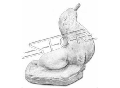 Statua da giardino "Fontana" 32cm Statua di pesce in stagno in cemento armato