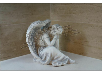 Angelo della fossa Angelo protettore Angelo della tomba Angioletto decorativo Statua di angelo Tomba decorativa