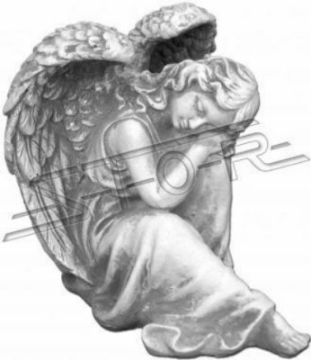 Angelo della fossa Angelo protettore Angelo della tomba Angioletto decorativo Statua di angelo Tomba decorativa