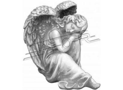 Angelo della fossa Angelo protettore Angelo della tomba Angioletto decorativo Statua di angelo Tomba decorativa