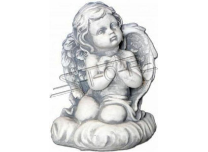 Angelo della fossa, croce classica, decorazione tombale, ornamento tombale, statua in pietra.