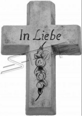 Statua di angelo tombale, croce tombale, decorazione classica di pietra per tomba.