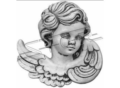 Arricchimento della tomba Pietra tombale Decorazione Angelo Statua Scultura Decorazione Dio Sacro