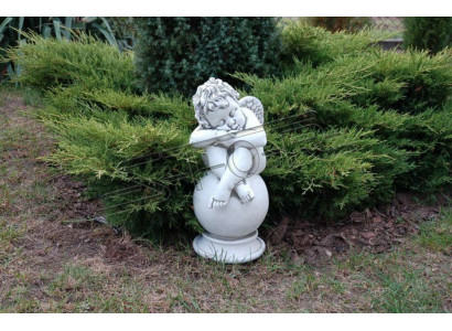Addobbi funebri, decorazione tombale, pietra, decorazione, statua d'angelo, scultura, dio, sacro.