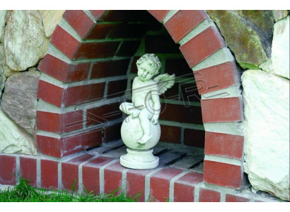 Decorazione funeraria, pietra tombale, angelo, statua decorativa, scultura, dio, sacro.