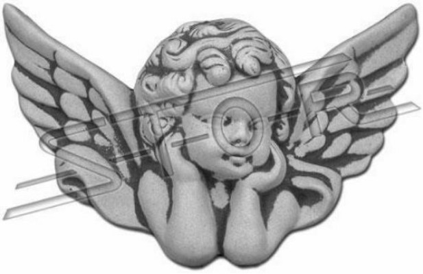 Addobbi funebri Pietra tombale Decorazione Angelo Statuetta Scultura Dio Santo