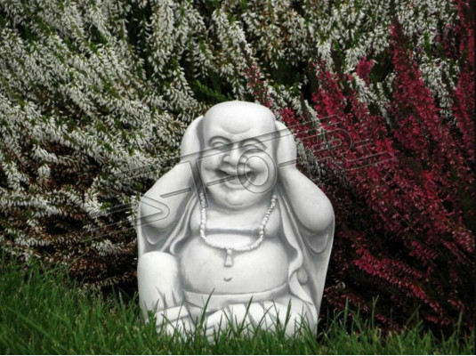 Statua del Buddha felice Figura Giardino Figure Statue Scultura Sculture