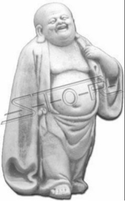 Statua di Buddha felice Figurine da giardino Statues Scolpture Sculture