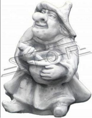 Strega 29cm Scultura Design Statua Figure da Giardino Statuette