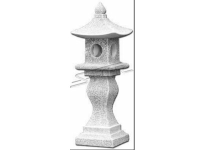 Giardino giapponese Decorazione casa Statua Naturale Statua Figure Bianco Statue