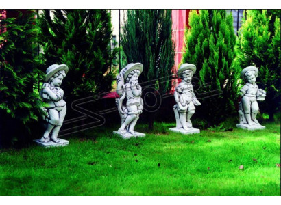Giovanile statua figura design di scultura da 70 cm per giardino statuette statue.