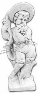 Giovanile statua figura design di scultura da 70 cm per giardino statuette statue.