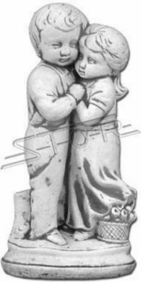 Statua di design di figura da giardino di 40 cm per bambini.