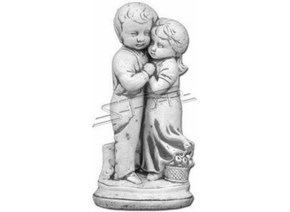 Statua di design di figura da giardino di 40 cm per bambini.