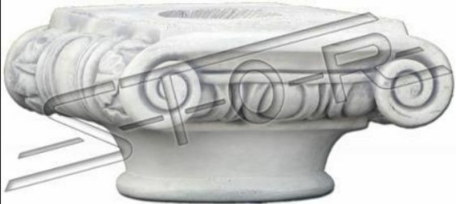 Corona per colonne colonna statue decorazione 15cm pietra figure antiche