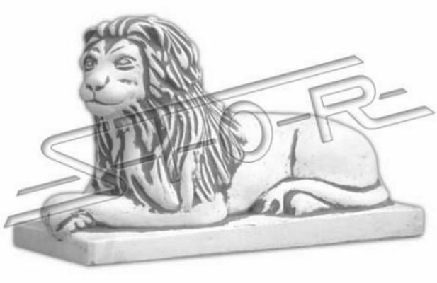 Leone disteso statua figura giardino terrazza decorazione scultura