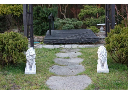 Leone statua da giardino decorazione terrazzo giardino scultura figure sculture statue