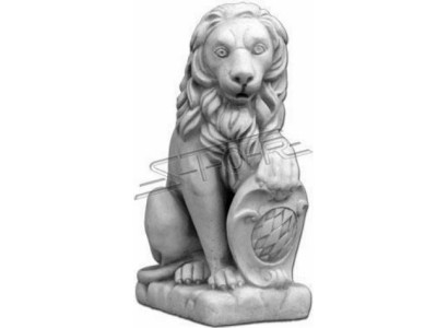 Leone statua da giardino, scultura da giardino terrazza, figure decorative sculture da giardino.