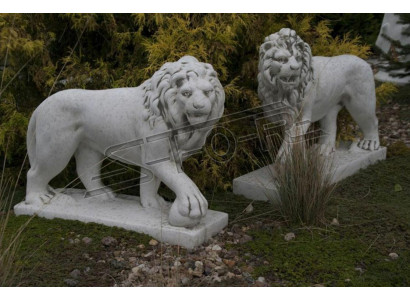 Lion statua da giardino terrazza giardino scultura figure sculture