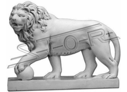 Lion statua da giardino terrazza giardino scultura figure sculture