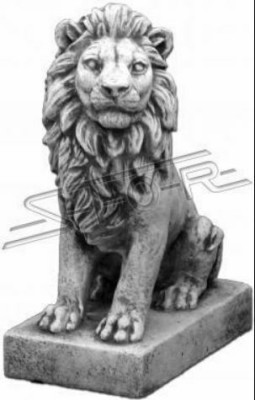 Leone statua da giardino terrazza giardino scultura figure statue decorazioni statue.