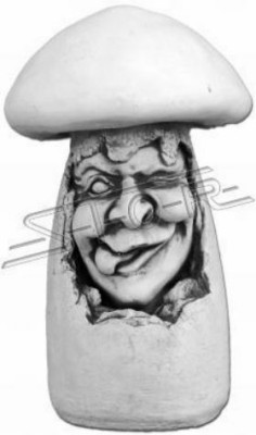 Fungo 44cm Scultura Design Statua Figura da Giardino Figure Statue