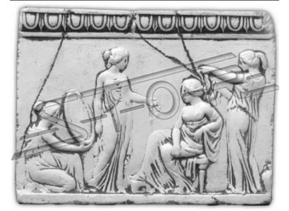 Rilievo delle donne Arte antica Rilievo a parete Immagine a parete Immagini in pietra Lastra