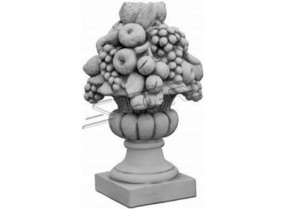 Colonna Pietra Base Testa Copertura Colonna Stile Antico Giardino Decorazione Statua