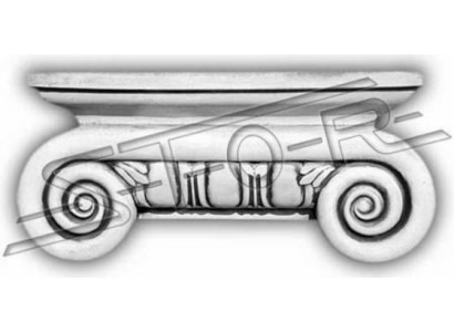 Elemento base testa di copertura per decorare stile antico del giardino