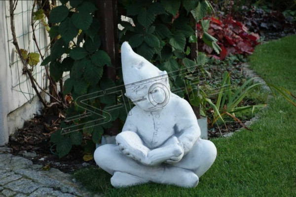 Statue da giardino di decorazione dei Puffi.