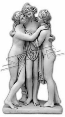 Statua figura donne decorazione giardino designer figure scultura