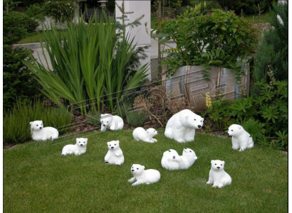 Statua donna da 19 cm del designer di giardini, figure scultoree.